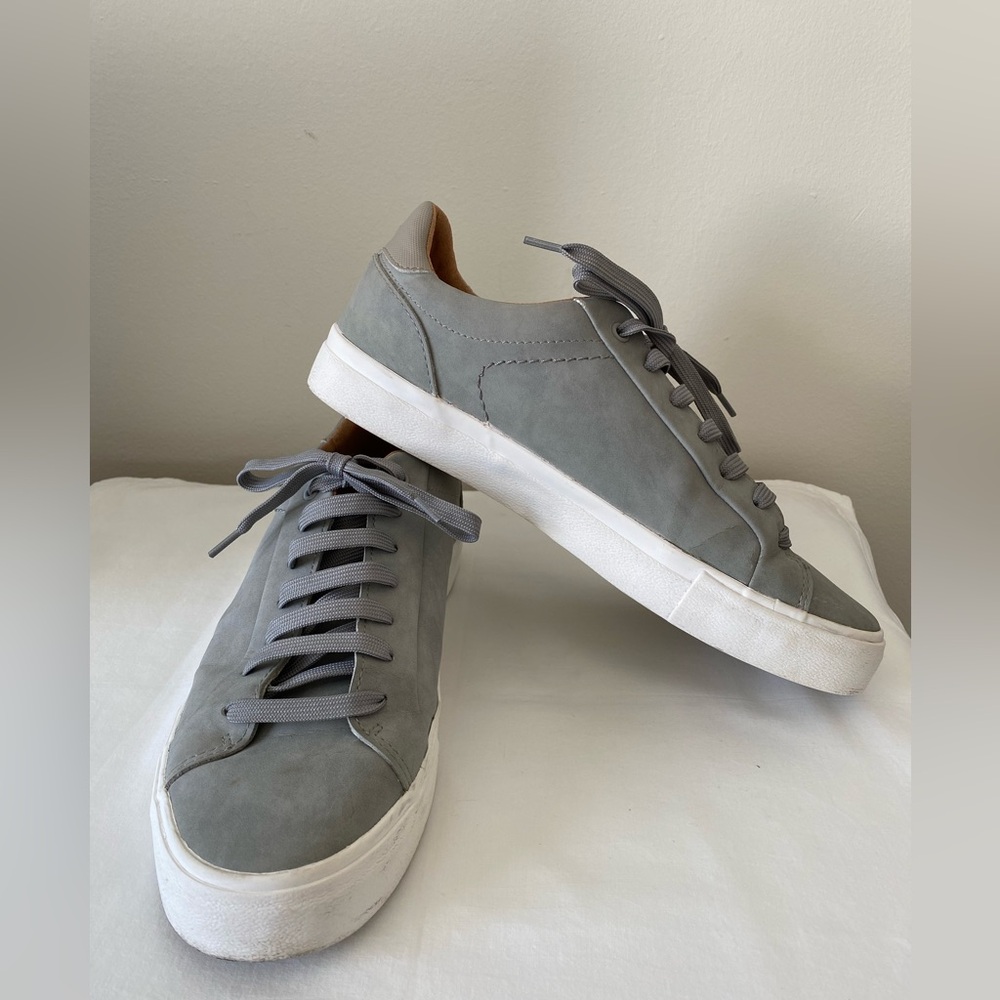 Zara mens grey lace up sneakers sz 41 (8 mens)